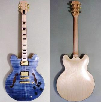 Tru Oil Paint Set Guitar Kit to Highlight Veneer Body