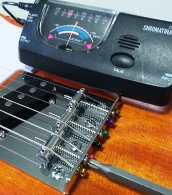 Intonation setup using a chromatic tuner