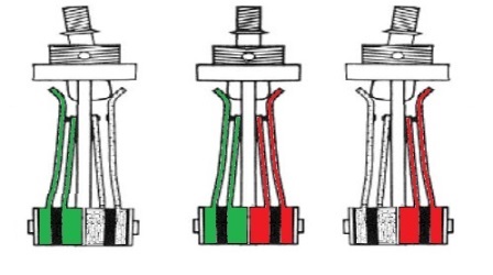 Toggle Switch used in Les Paul style guitars.