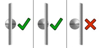 Pickup pole alignment diagram