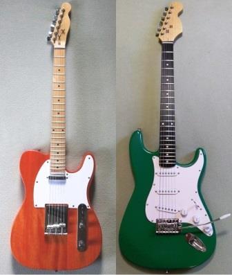 Leo Jaymz Tele and Fistrock Strat