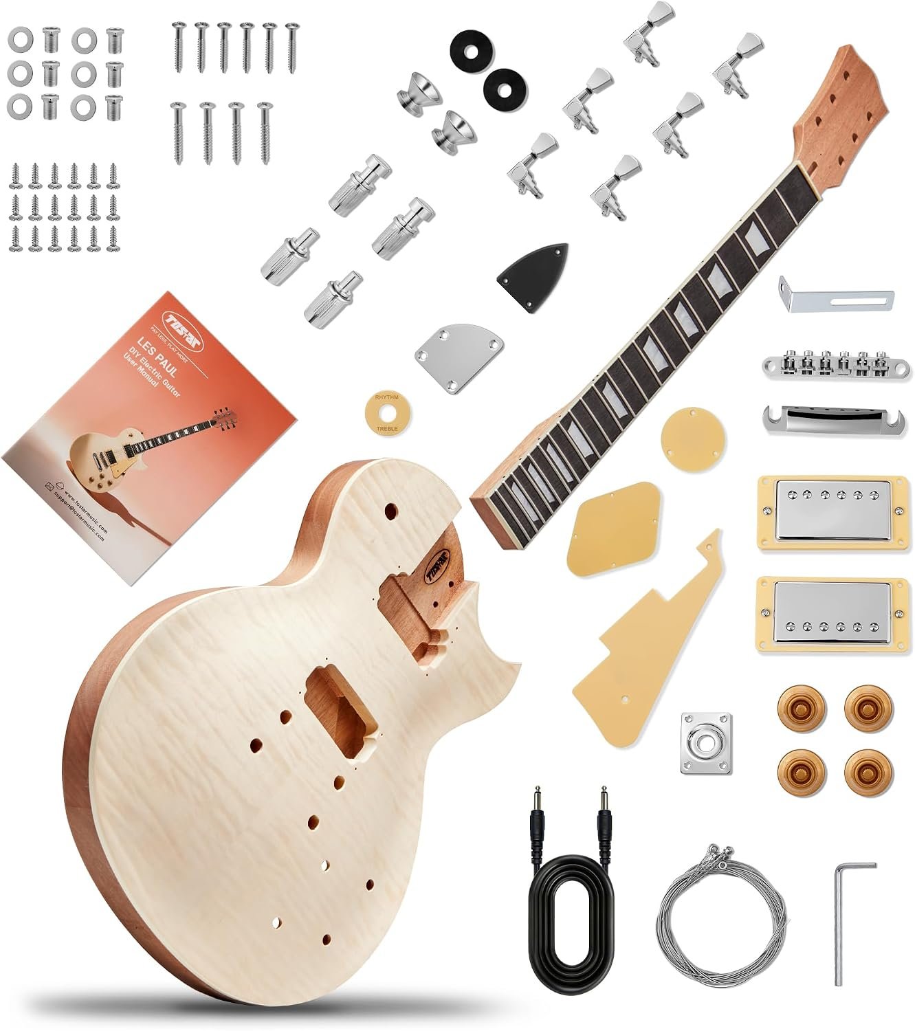 Tostar Flamed Maple LP Style Kit from Amazon