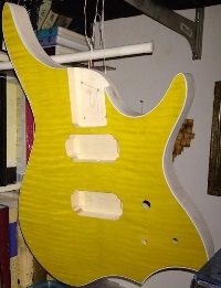 Muslady DIY Electric Guitar Kit Yellow Body